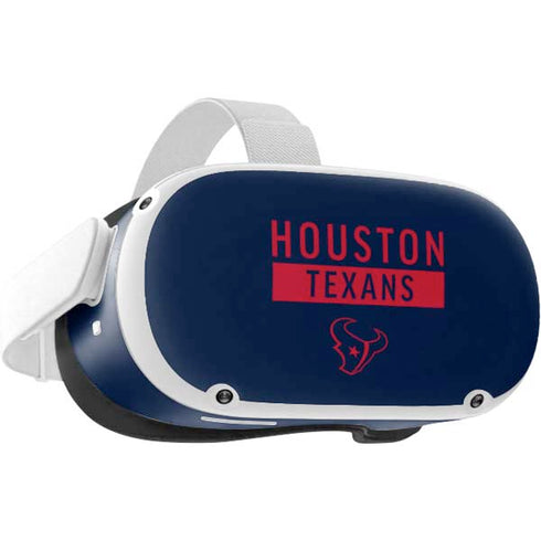 NFL Houston Texans Blue Performance Series Oculus Quest 2 Skin